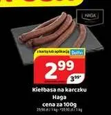 Kiełbasa na karczku Haga promocja w Delfin