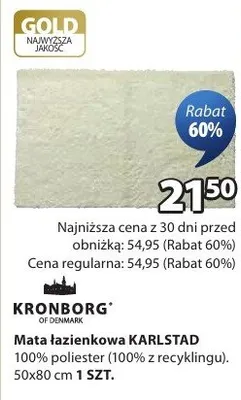 Mata łazienkowa KARLSTAD promocja w Jysk