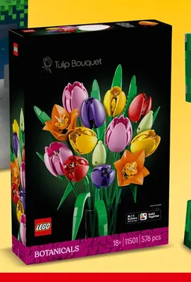 Klocki LEGO Botanicals 11501 Tulip Bouquet promocja w Biedronka
