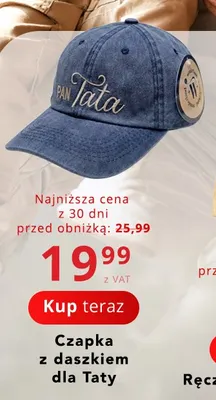 Czapka z daszkiem dla Taty promocja w Poczta Polska