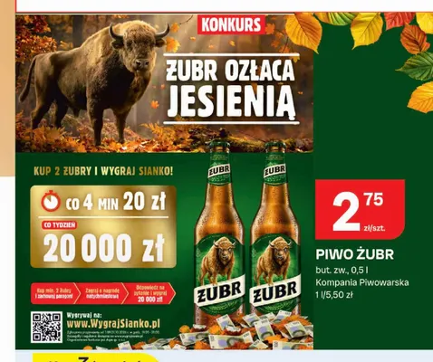 Piwo Żubr promocja w Chorten