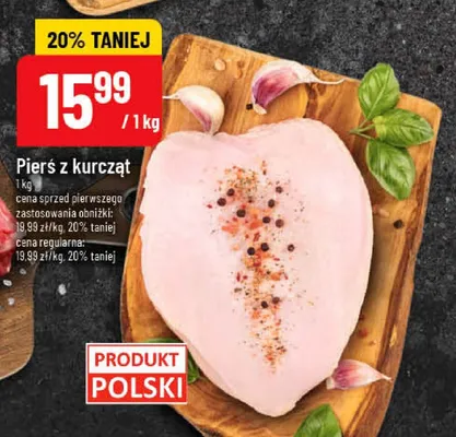 Pierś z kurczat promocja w POLOmarket