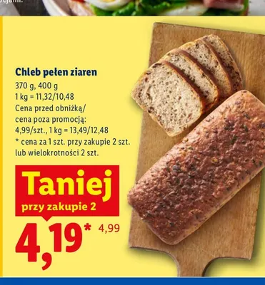 Chleb pełen ziaren promocja w Lidl