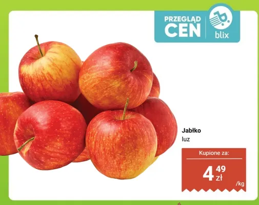 Jabłko luz promocja w Dino
