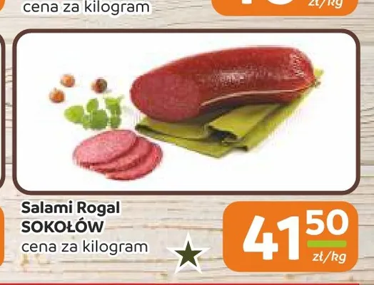 Salami Rogal Sokołów promocja w Społem Częstochowa