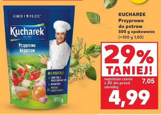Przyprawa do potraw Kucharek promocja w Kaufland