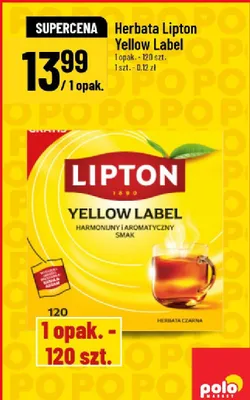 Herbata yellow label promocja w POLOmarket
