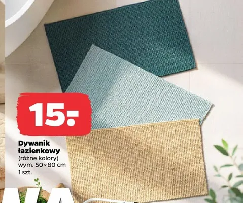 Dywanik łazienkowy 50x80 cm promocja w Netto