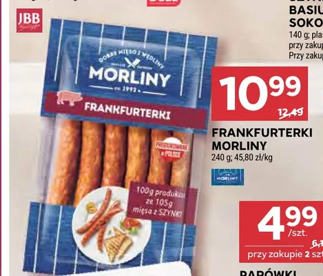 Frankfurterki Morliny promocja w Stokrotka