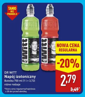 Napój izotoniczny Cactus Dr Witt promocja w Aldi