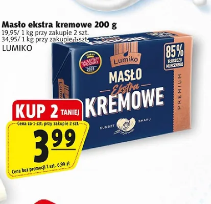 Masło ekstra kremowe Lumiko promocja w Prim Market