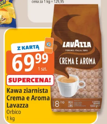Kawa ziarnista Crema e Aroma Lavazza promocja w Leclerc