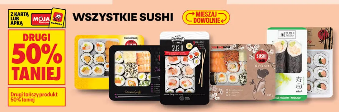 Zestaw sushi Marinero promocja w Biedronka