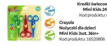 Nożyczki dla dzieci Mini Kids Crayola promocja w Empik