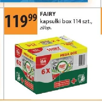 Kapsułki Fairy box 114szt. promocja w Drogerie Laboo
