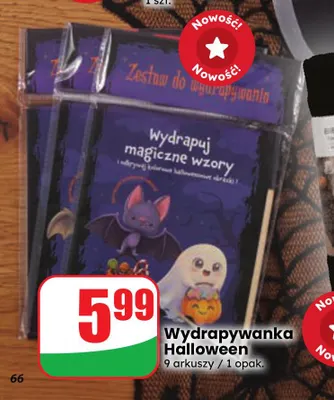 Wydrapywanka Halloween promocja w Dino