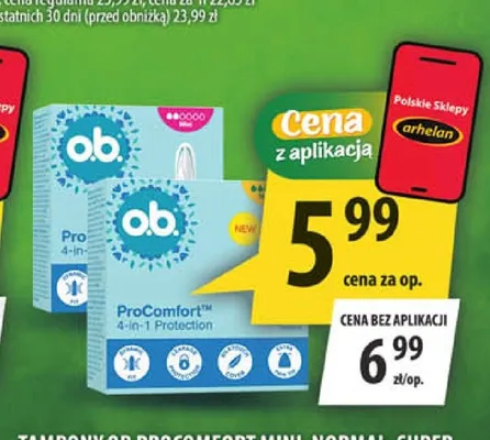 Tampony ob ProComfort Mini promocja w Arhelan