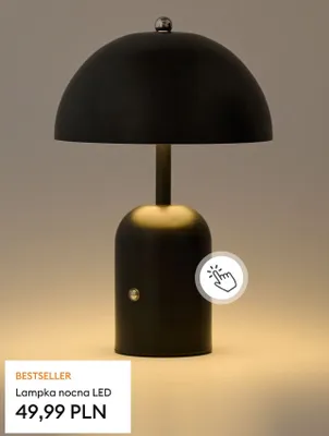 Lampka nocna LED promocja w Sinsay