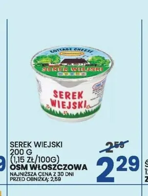 Serek wiejski OSM Włoszczowa promocja w Wafelek