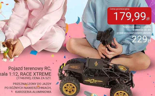 Pojazd terenowy RC skala 1:12 RACE XTREME promocja w Smyk