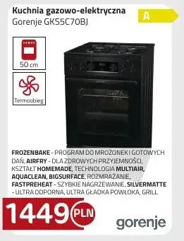 Kuchnia gazowo-elektryczna promocja w kakto.pl