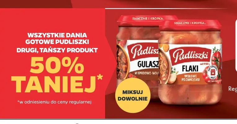 Dania gotowe Pudliszki promocja w Netto