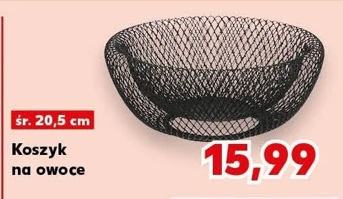 Koszyk na owoce promocja w Kaufland