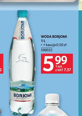 Woda gazowana Borjomi promocja w Selgros