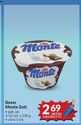 Deser Monte Zott promocja w Makro