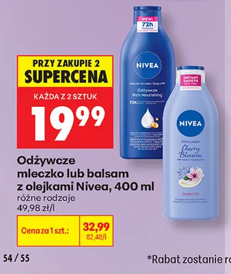 Balsam do ciała z olejkami Nivea Cherry Blossom promocja w Biedronka