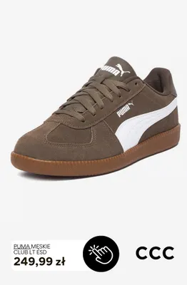 Buty męskie Puma Club LT ESD promocja w CCC