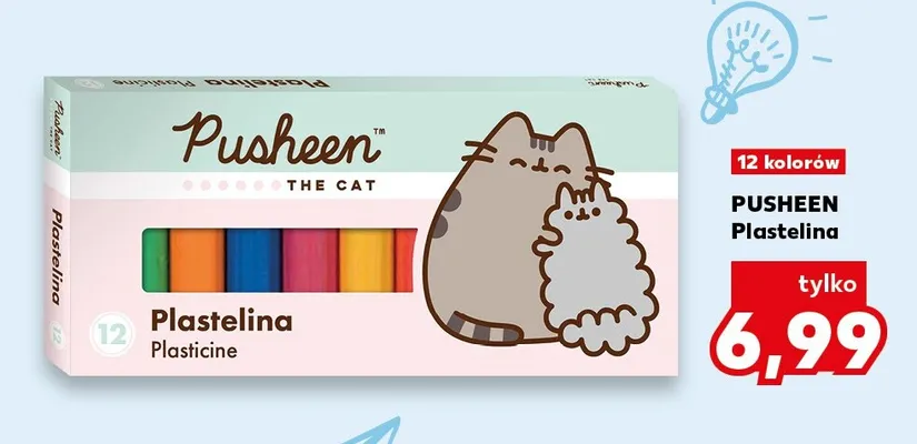 Plastelina Pusheen 12 kolorów promocja w Kaufland