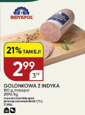 Golonka z indyka Indykpol promocja w Chata Polska