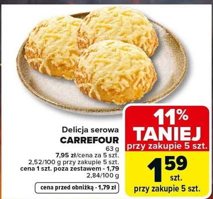 Delicja serowa Carrefour promocja w Carrefour
