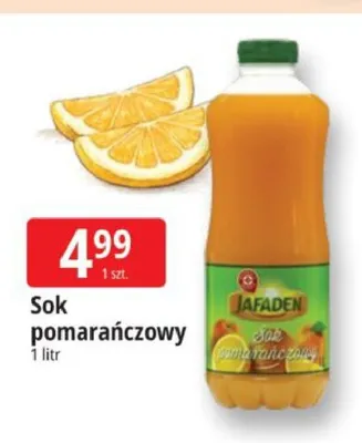 Sok pomarańczowy JAFADEN promocja w Leclerc