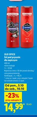 Żel pod prysznic dla mężczyzn Captain Old Spice promocja w Lidl