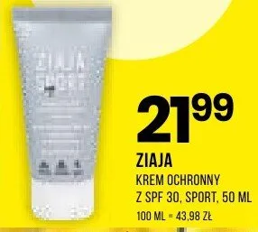 Krem ochronny do twarzy, Sport promocja w Drogerie Natura