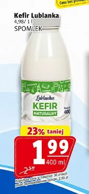 Kefir Lublanka Spomlek promocja w Prim Market