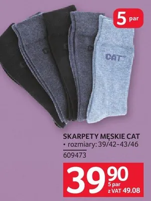 Skarpety męskie Cat promocja w Selgros