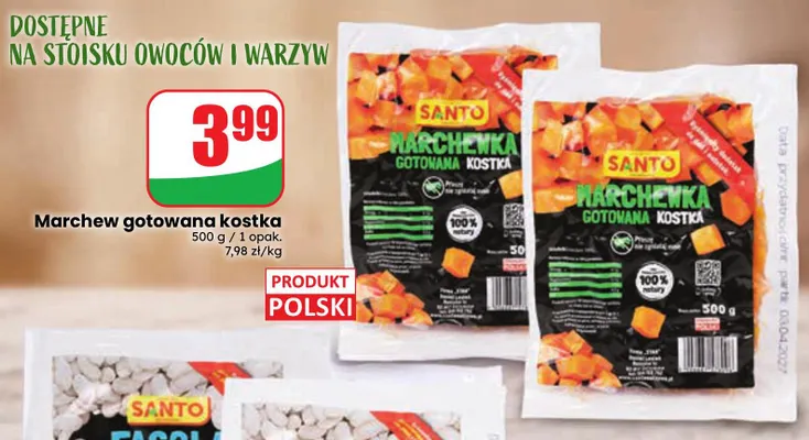 Marchew gotowana kostka Santo promocja w Dino