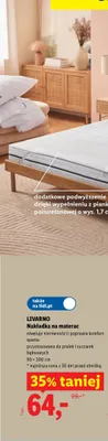 Nakładka na materac LIVARNO 90x200 cm promocja w Lidl