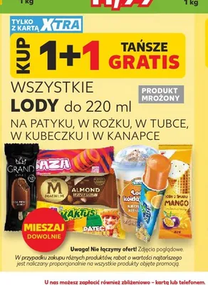 Lody do 220ml promocja w Kaufland