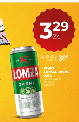 Piwo Łomża promocja w Duży Ben