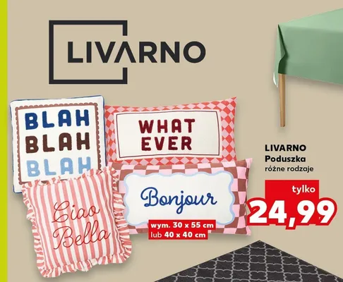 Poduszka Livarno promocja w Kaufland