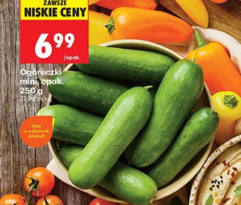 Ogóreczki mini promocja w Biedronka