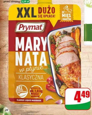 Marynata w płynie klasyczna XXL Prymat promocja w Dino