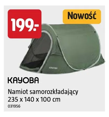 Namiot samorozkładający Kayoba promocja w Jula