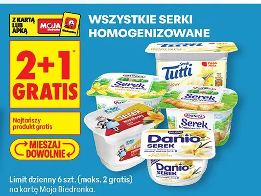 Serek homogenizowany promocja w Biedronka