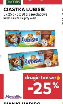Ciastka Lubisie mleczne promocja w Stokrotka
