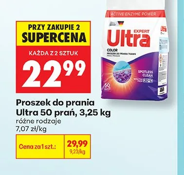Proszek do prania Ultra promocja w Biedronka